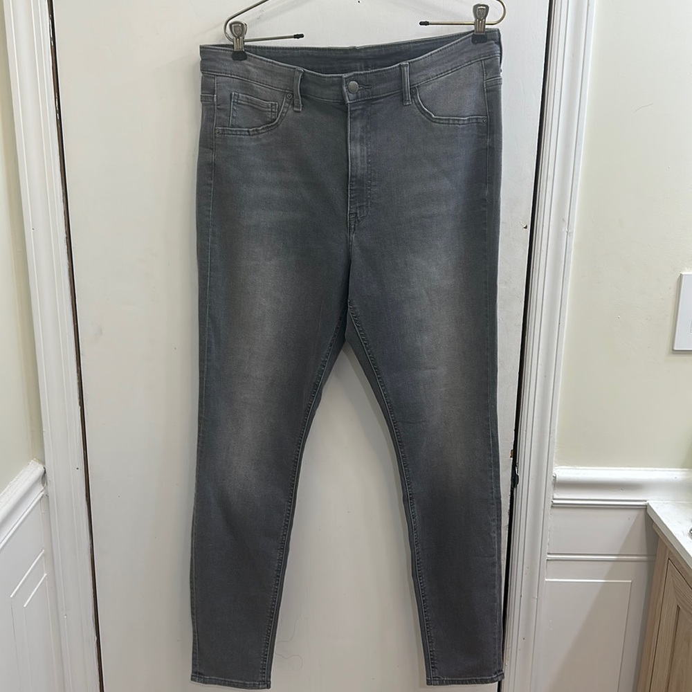 H&M Womens Curvy Black Jeggings Size 14